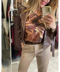 Biker jacket eco friendly leather