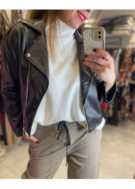 Biker jacket eco friendly leather