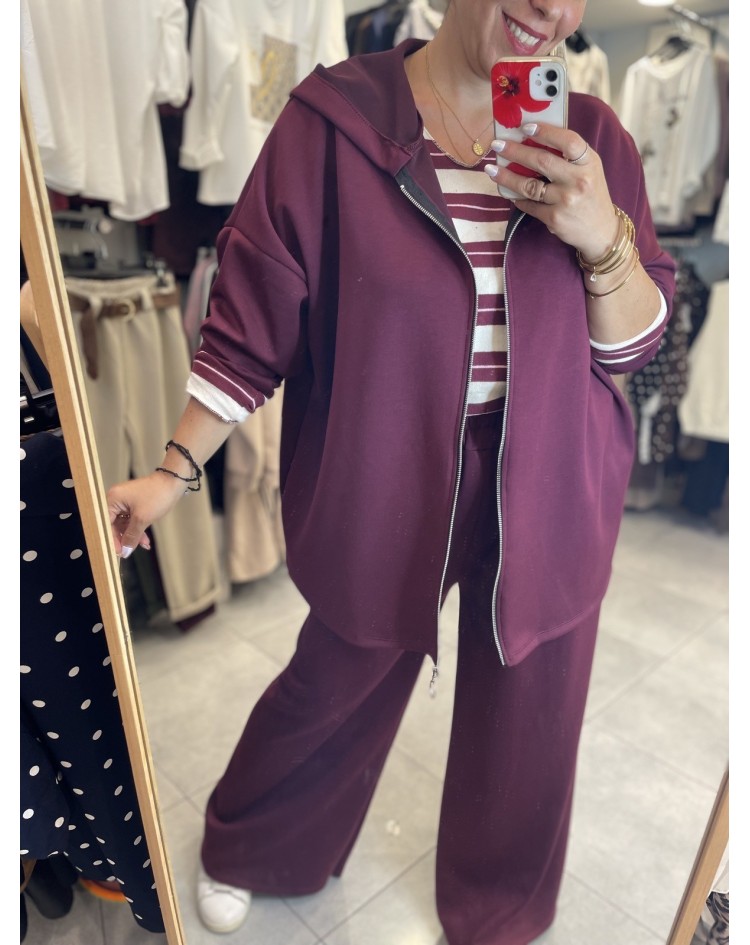 Plus size Set with cardigan and pants
