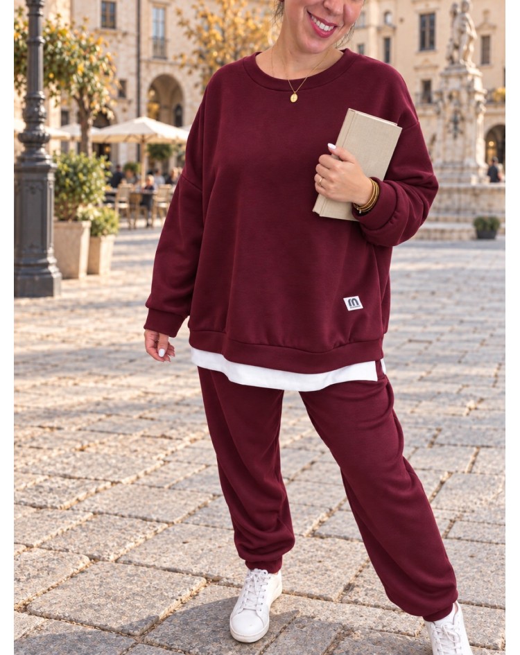 Plus Size Σετ Φόρμας - Oversized Γυναικεία Φόρμα