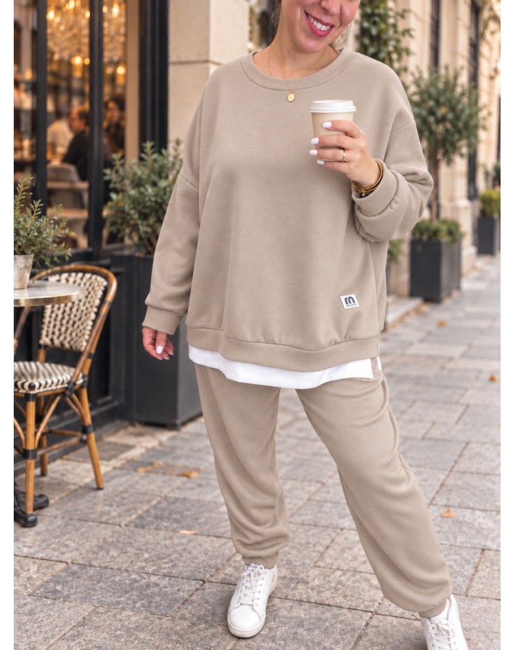 Plus Size Σετ Φόρμας - Oversized Γυναικεία Φόρμα