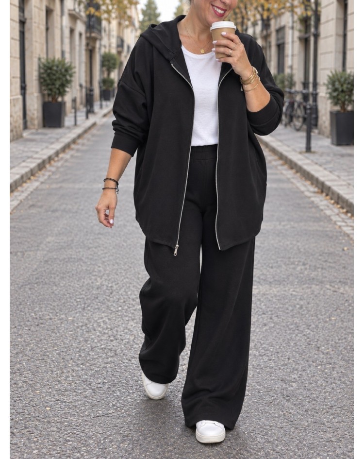 Plus size Set with cardigan and pants