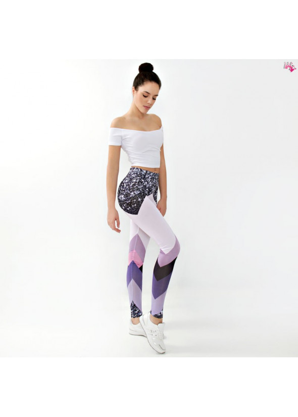 Colorful printed leggins